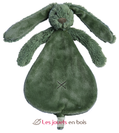 Doudou Lapin Richie vert 25 cm HH133112 Happy Horse 1