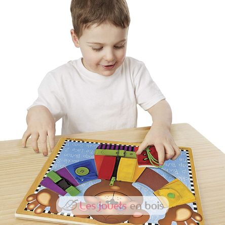 Apprendimento, abbottonatura, allacciatura, chiusura M&D13784-4031 Melissa & Doug 3