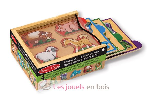 Set di mini-puzzle - Animali MD-14790 Melissa & Doug 1