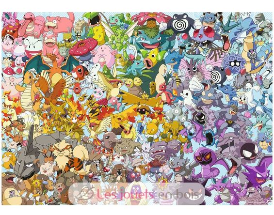 Puzzle Pokemon 1000 pezzi RAV15166 Ravensburger 2