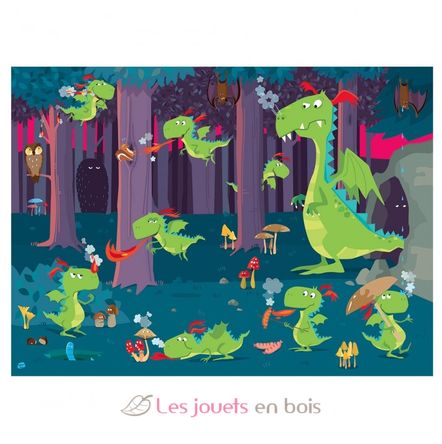 Puzzle La foresta del drago SJ-1152 Sassi Junior 2