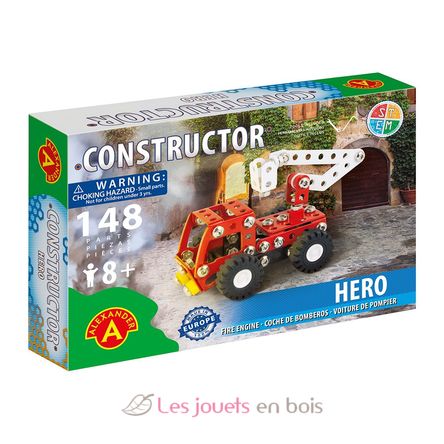 Constructor Hero - Camion Pompier AT-1607 Alexander Toys 1