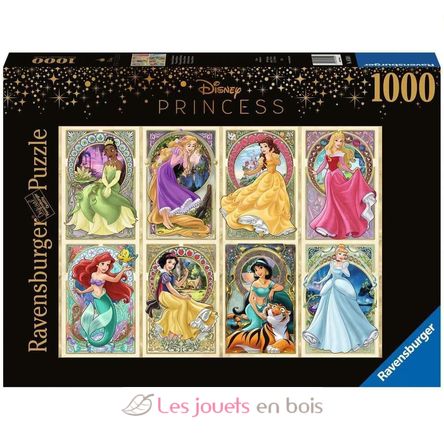 Puzzle Disney Princesses Art 1000 pezzi RAV-16504 Ravensburger 1