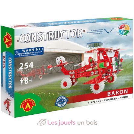 Constructor Baron - Aereo retrò AT-1655 Alexander Toys 2