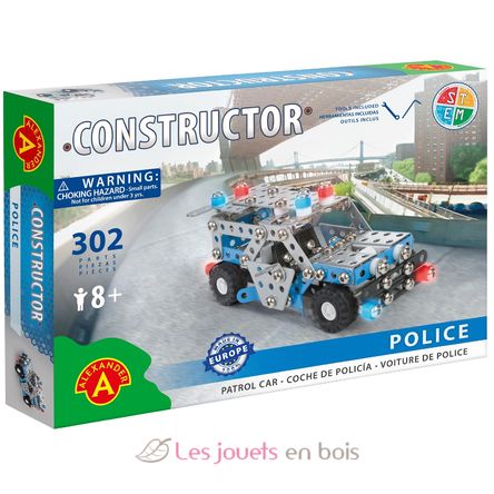 Costruttore Pattuglia di polizia - Auto della polizia AT-1657 Alexander Toys 2