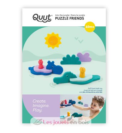 Puzzle da bagno - Nella giungla QU-173755 Quut 7