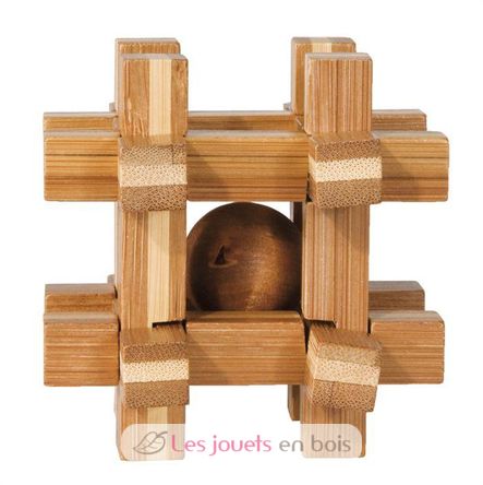 Scatola per palline puzzle in bambù RG-17466 Fridolin 1