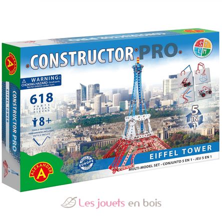Constructor Pro - Tour Eiffel 5 in 1 AT-1907 Alexander Toys 3