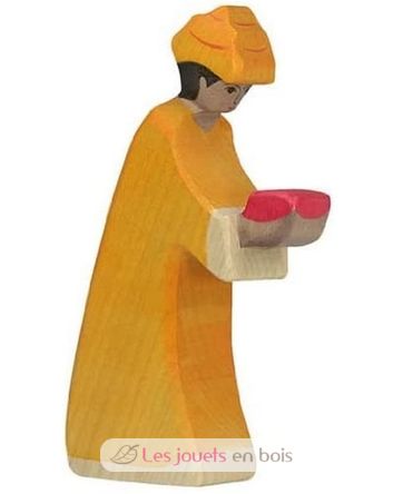 Figura del presepe di Natale - Melchiorre 3 HZ80306 Holztiger 1