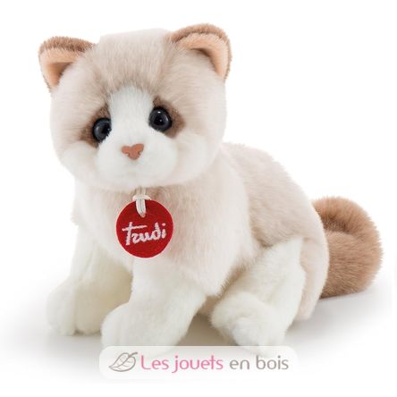Peluche gatto bianco e beige 20 cm TRU-20872 Trudi 1