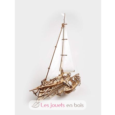 Trimarano Merihobus modello meccanico U-70059 Ugears 6