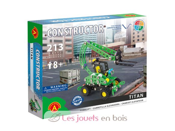 Constructor Titan - Carrello elevatore AT-2178 Alexander Toys 1