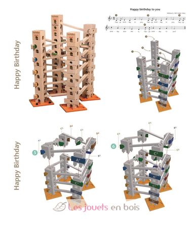 Traccia melodica in marmo Happy Birthday XY-22607 Xyloba 2