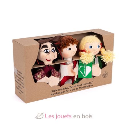 Set di 3 marionette Hansel e Gretel MU22790B Mú 2