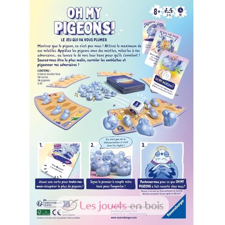 Gioco Oh my Pigeons RAV22894 Ravensburger 3