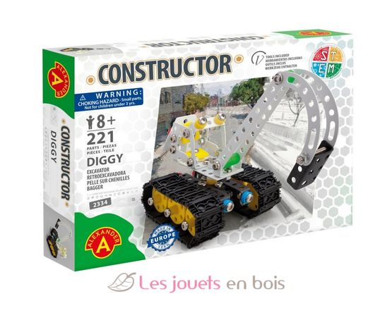 Constructor Diggy - Escavatore AT2334 Alexander Toys 3