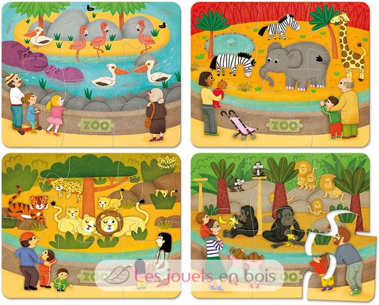 Puzzle dello zoo V2642 Vilac 2