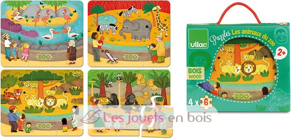 Puzzle dello zoo V2642 Vilac 3