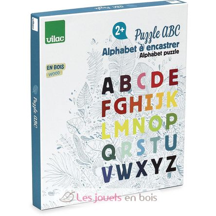 Puzzle dell'alfabeto ABC sotto la tettoia V2738 Vilac 7