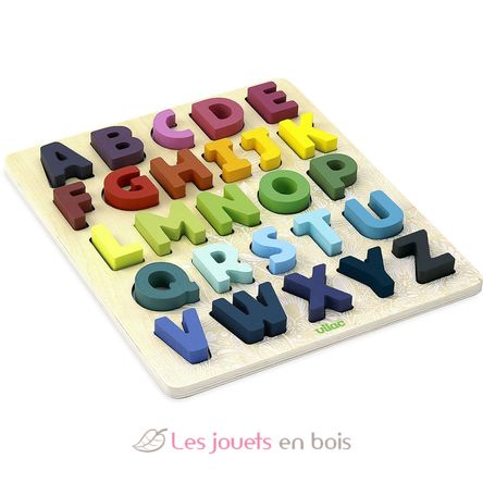 Puzzle dell'alfabeto ABC sotto la tettoia V2738 Vilac 3