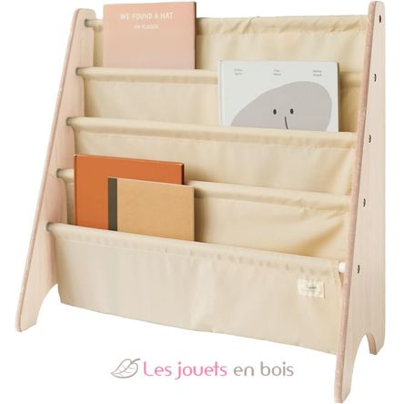 Libreria in tessuto riciclato beige EFK-107-016-019 3 Sprouts 2
