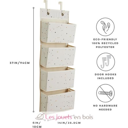 Organizzatore da porta terrazzo crema EFK-107-015-008 3 Sprouts 3