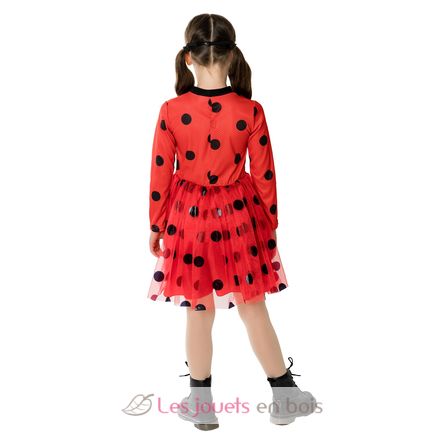 Vestito e maschera Ladybug 5-8 anni R300834 Rubies 4