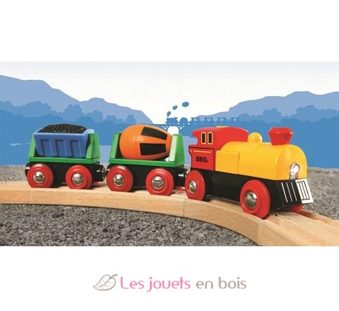 Treno merci con luce BR33319 Brio 4