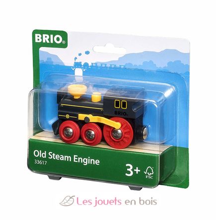 Grande locomotiva a vapore BR33617 Brio 2