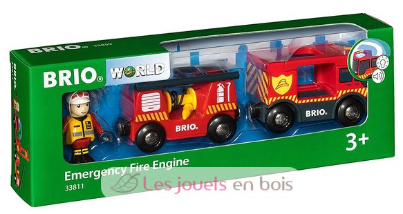 Camion dei pompieri con suoni e luci BR33811 Brio 2
