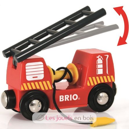 Camion dei pompieri con suoni e luci BR33811 Brio 4