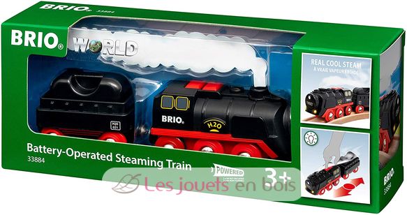 Locomotiva a vapore a batteria BR33884 Brio 2