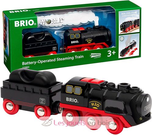 Locomotiva a vapore a batteria BR33884 Brio 1