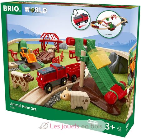 Circuito agricolo e locomotiva a batteria BR-33984 Brio 2