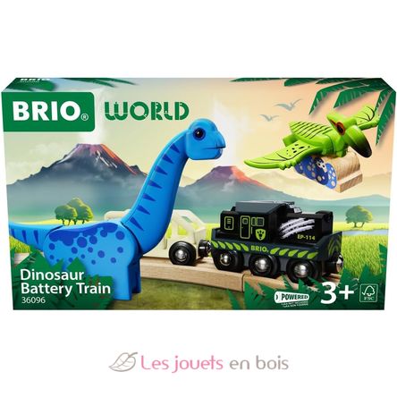 Treno dei dinosauri alimentato a batteria BR-36096 Brio 1
