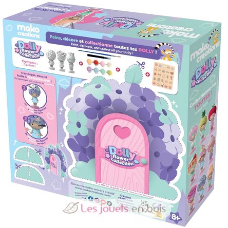 Dolly Flower da dipingere e decorare MM39200 Mako Créations 3