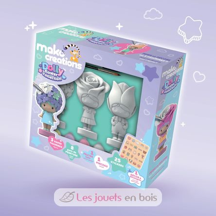 Dolly Flower da dipingere e decorare MM39200 Mako Créations 2