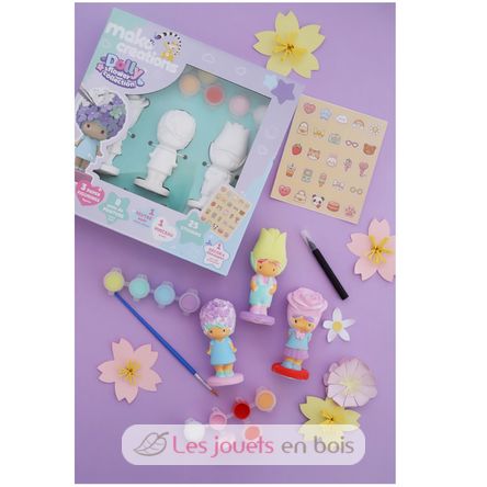 Dolly Flower da dipingere e decorare MM39200 Mako Créations 5