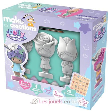 Dolly Flower da dipingere e decorare MM39200 Mako Créations 1