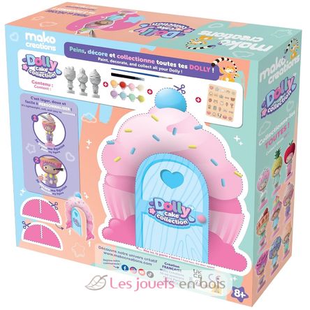 Dolly Cake da dipingere e decorare MM39202 Mako Créations 5