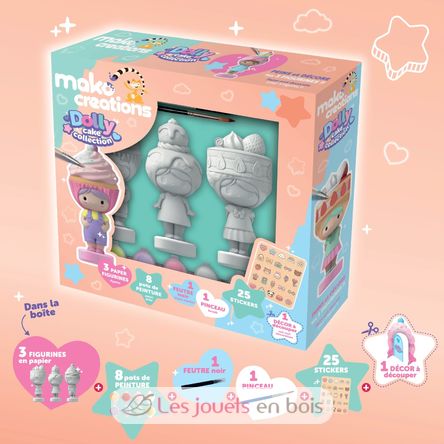 Dolly Cake da dipingere e decorare MM39202 Mako Créations 4