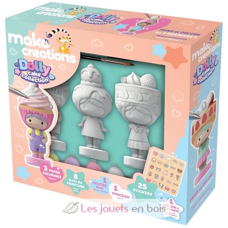 Dolly Cake da dipingere e decorare MM39202 Mako Créations 1
