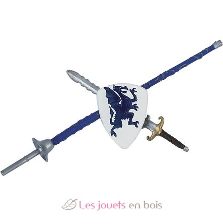 Set di 10 accessori per cavalieri PA-39260 Papo 1