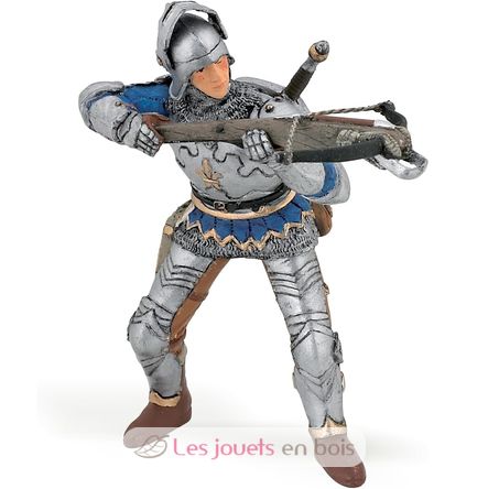 Figurina blu del balestriere in armatura PA-39753 Papo 1