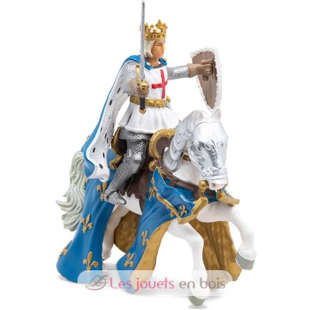 Saint Louis Figurine e il suo cavallo PA39841-4013 Papo 2