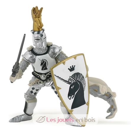 Statuetta con stemma dell'unicorno del maestro d'armi PA39915-2872 Papo 1