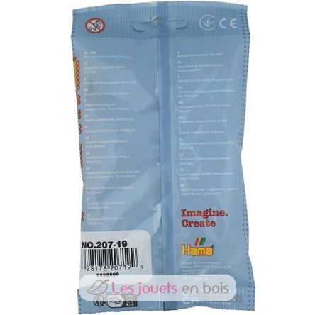 Sacchetto di 1000 perline di plastica Midi trasparente HAMA-207-19 Hama 4