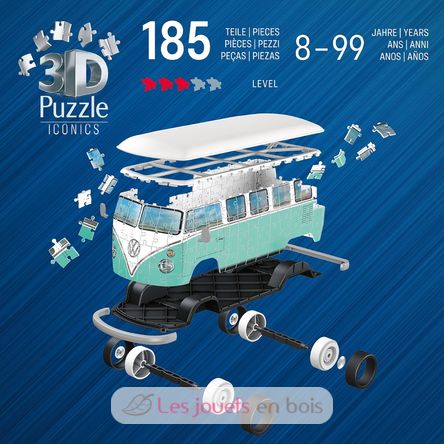 Puzzle 3D T1 Volkswagen 162 pezzi RAV12008035 Ravensburger 2