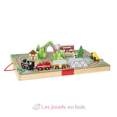 Ferrovia da portare ovunque MD40140 Melissa & Doug 1