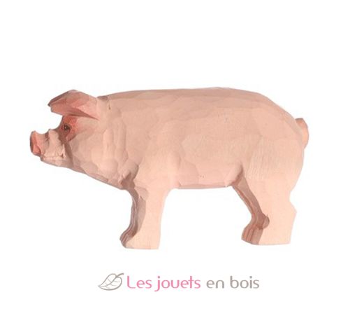 Figurina scrofa in legno WU-40604 Wudimals 1